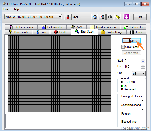 hdd scan tool
